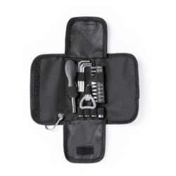 Werkzeugset, 16 Elemente, Schraubendreher - Schwarz