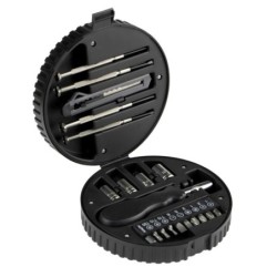 Werkzeugset "Reifen" 20 Elemente - Schwarz