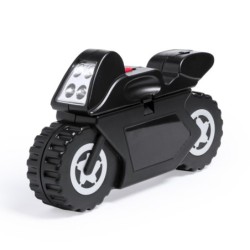 Werkzeugset, "Motorrad" 21 Elemente, 4 LED-Taschenlampe - Schwarz