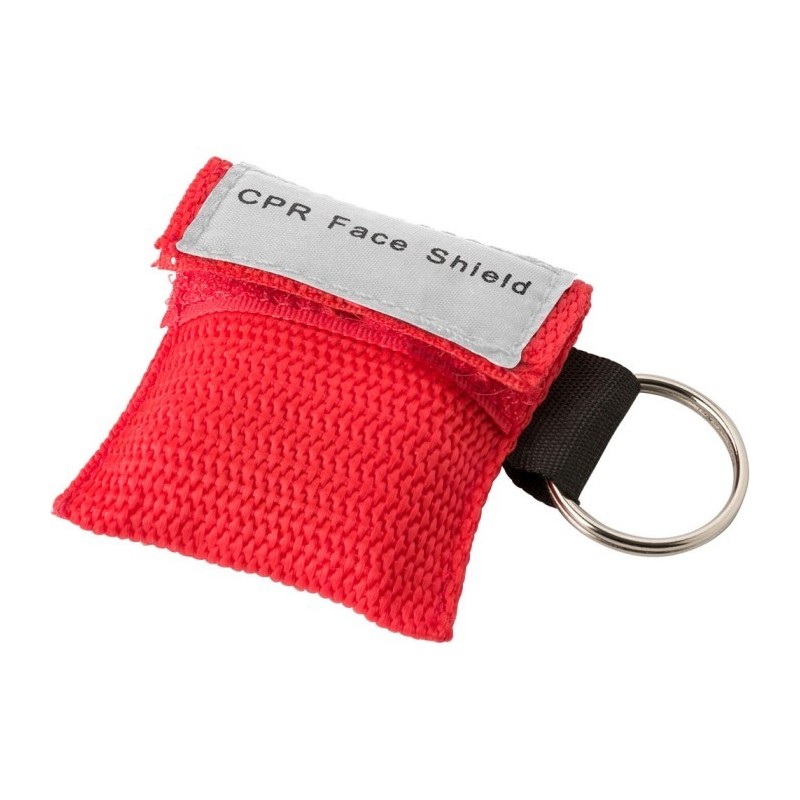 Beatmungsmaske, Schlüsselanhänger - Rot