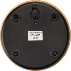 Küchenwaage aus Bambus - Braun