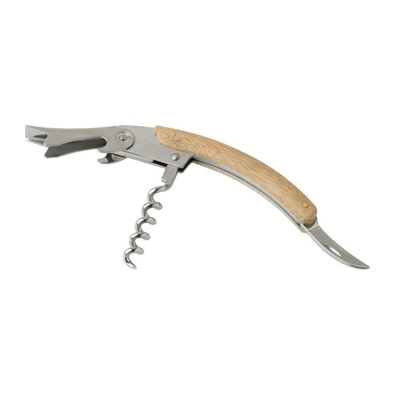 Kellnermesser aus Bambus - Braun