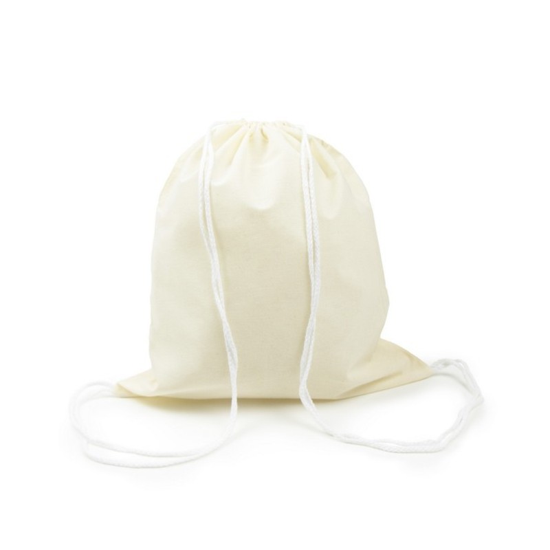 Beutel aus Baumwolle mit Kordel - Beige