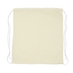 Beutel aus Baumwolle mit Kordel - Beige