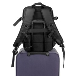 Expandierbarer Rucksack Exclusive Collection | Aicha - Schwarz