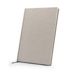 B'RIGHT Notizbuch ca. A5 mit Einband aus recycelter Baumwolle | Tamytrice - Grau