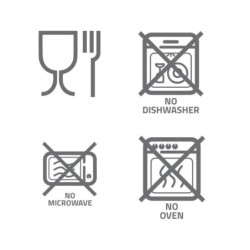 Thermosflasche 420 ml und 3 Becher 150 ml | Quavean - Schwarz