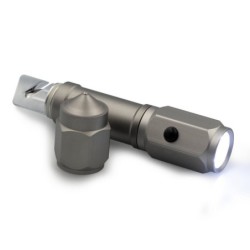 Notfalltaschenlampe, Sicherheitsgurtschneider, Sicherheitshammer | Malli - Graphit