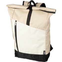 Aufrollbarer Rucksack RPET - Beige