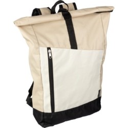 Aufrollbarer Rucksack RPET - Beige