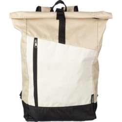 Aufrollbarer Rucksack RPET - Beige