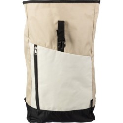 Aufrollbarer Rucksack RPET - Beige