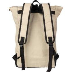 Aufrollbarer Rucksack RPET - Beige