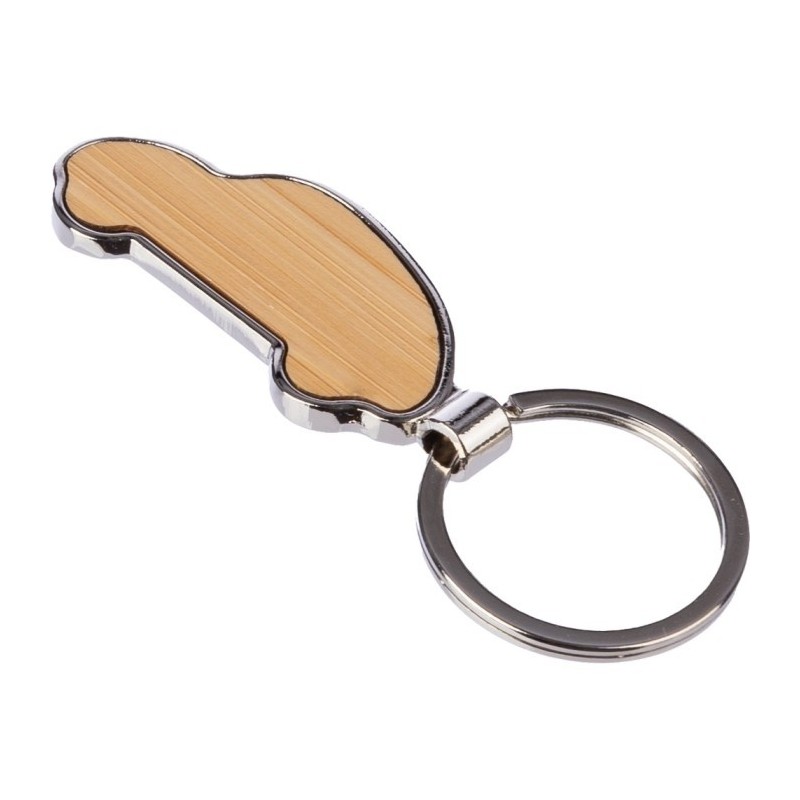 Schlüsselanhänger „Auto“ - Braun