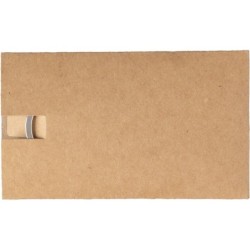 Schlüsselanhänger „Haus“ - Braun