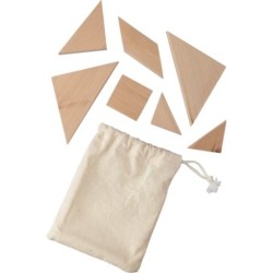 Tangram-Puzzle - Braun