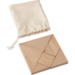 Tangram-Puzzle - Braun
