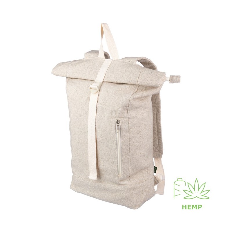 Aufrollbarer Rucksack - Beige