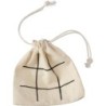 Ein Spiel „ Tic-Tac-Toe “. - Beige