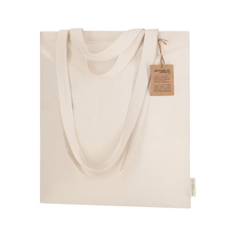 Einkaufstasche aus recycelter Baumwolle - Beige