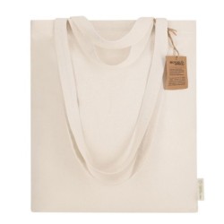 Einkaufstasche aus recycelter Baumwolle - Beige
