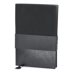 Geschenkset, Thermobecher 470 ml, Notizbuch A5, Kugelschreiber, Geschenkbox - Schwarz