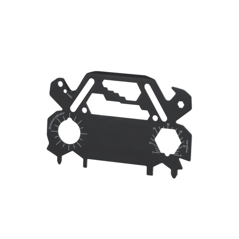 Multifunktionswerkzeug „Auto“, 30 Funktionen - Schwarz