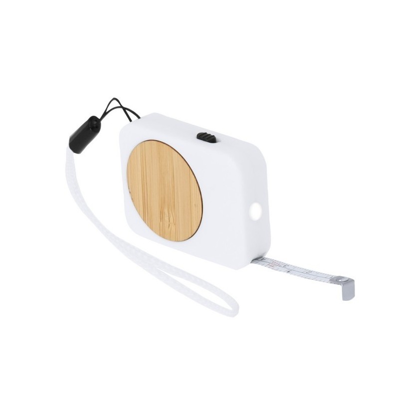 Maßband 1m, Lampe 1 LED - Weiß