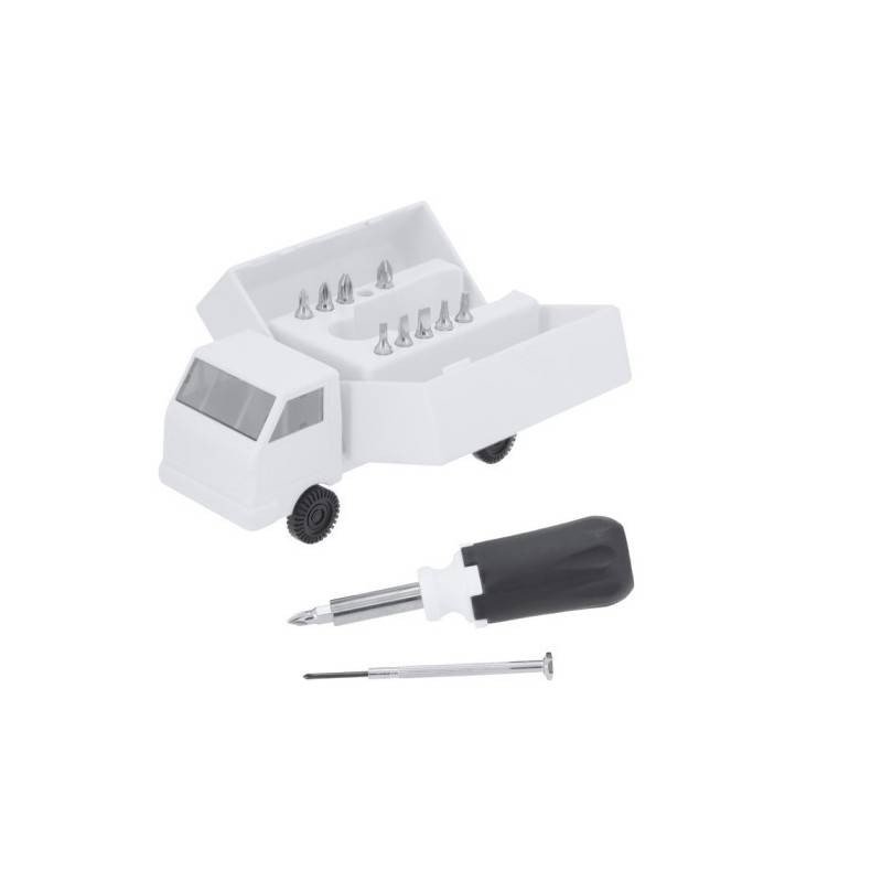 Werkzeugset „LKW“ 15 El. - Weiß