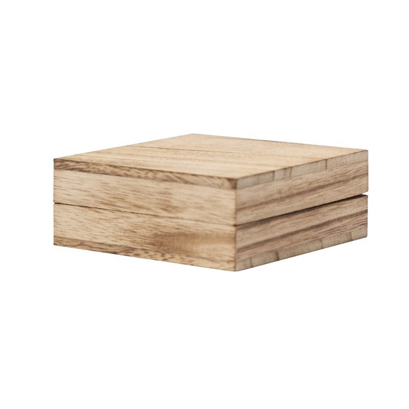 Geschenkbox aus Holz - Beige