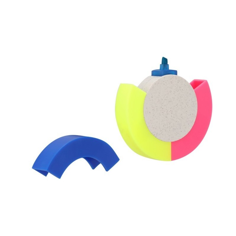 Textmarker "Rad" aus Weizenstroh - Multicolor