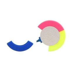 Textmarker "Rad" aus Weizenstroh - Multicolor