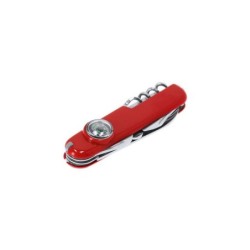 Multifunktionswerkzeug, Taschenmesser, 10 Funktionen - Rot