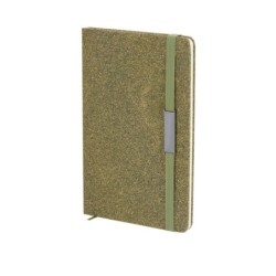 Geschenkset, Notizbuch ca. A5, Kugelschreiber, Geschenkbox - Grün