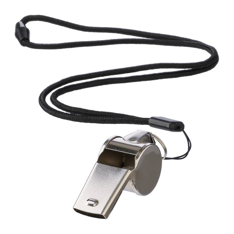 Pfeife mit Schnur - Schwarz