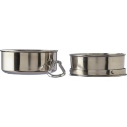 Faltbarer Reisebecher 220 ml - Silber