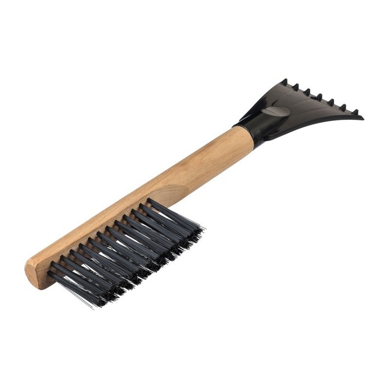 Schaufel und Besen zum Schneeschaufeln - Schwarz