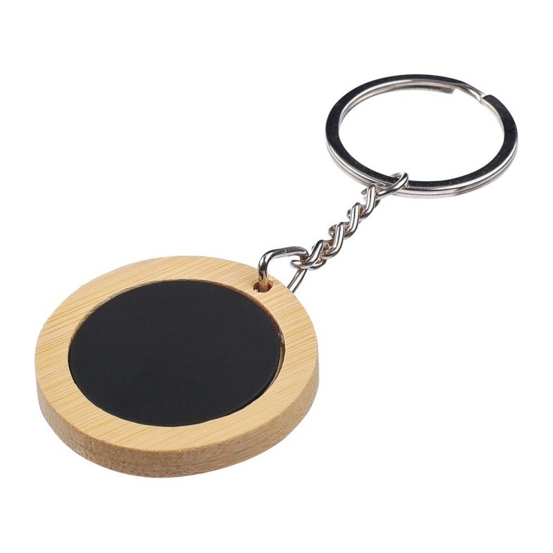 Schlüsselanhänger rund - Schwarz