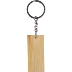 Schlüsselanhänger rechteckig - Schwarz