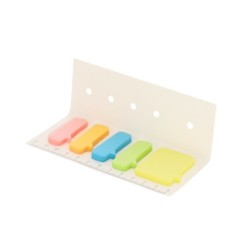 Notizenset aus recycelten Milchkartons, Haftnotizen - Weiß