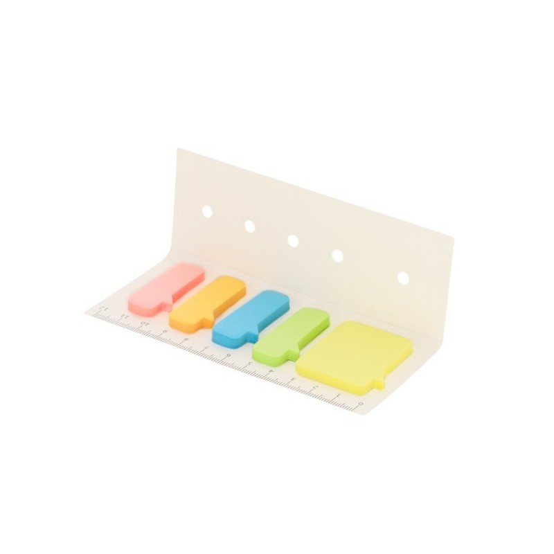 Notizenset aus recycelten Milchkartons, Haftnotizen - Weiß