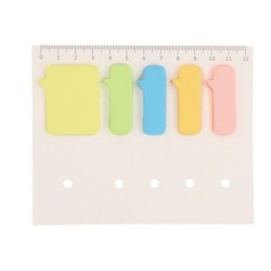 Notizenset aus recycelten Milchkartons, Haftnotizen - Weiß