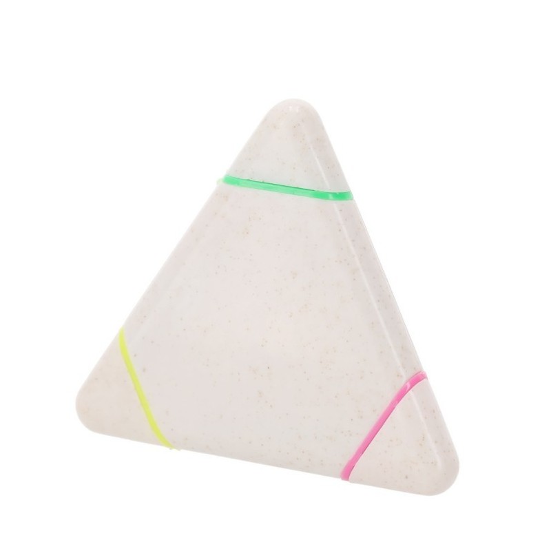 Textmarker aus Weizenstroh „dreieckig“ - Beige
