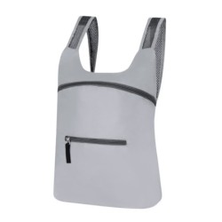 RPET faltbarer Rucksack - Grau