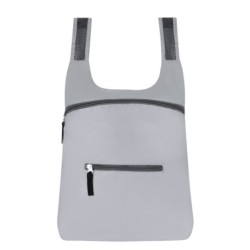 RPET faltbarer Rucksack - Grau