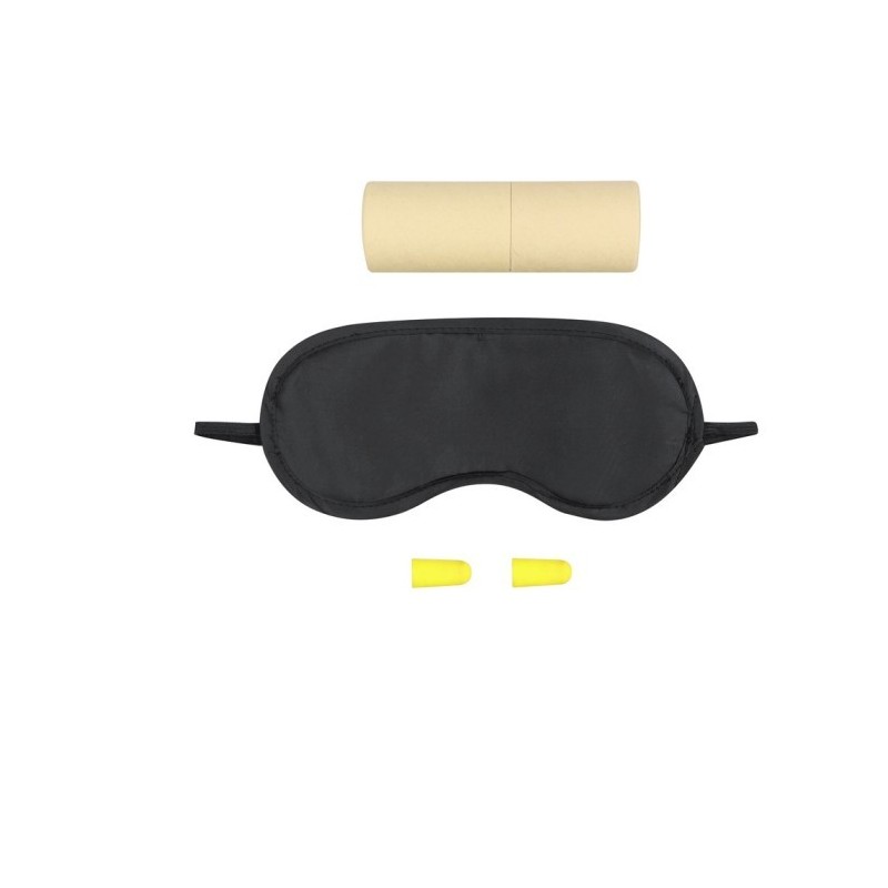 Reiseset, Augenmaske, Ohrstöpsel - Beige