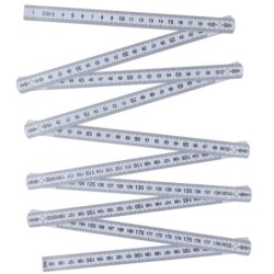 Maßstab 2m, faltbar - Weiß