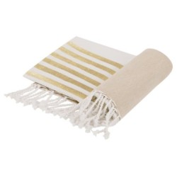 Handtuch aus recycelter Baumwolle - Gold