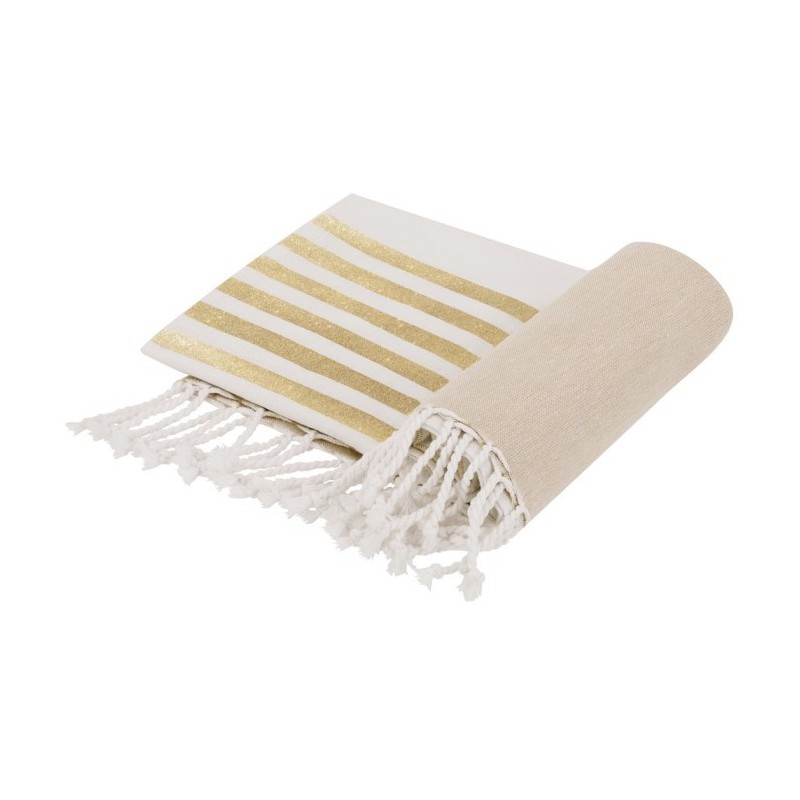 Handtuch aus recycelter Baumwolle - Gold