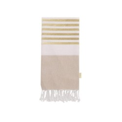 Handtuch aus recycelter Baumwolle - Gold